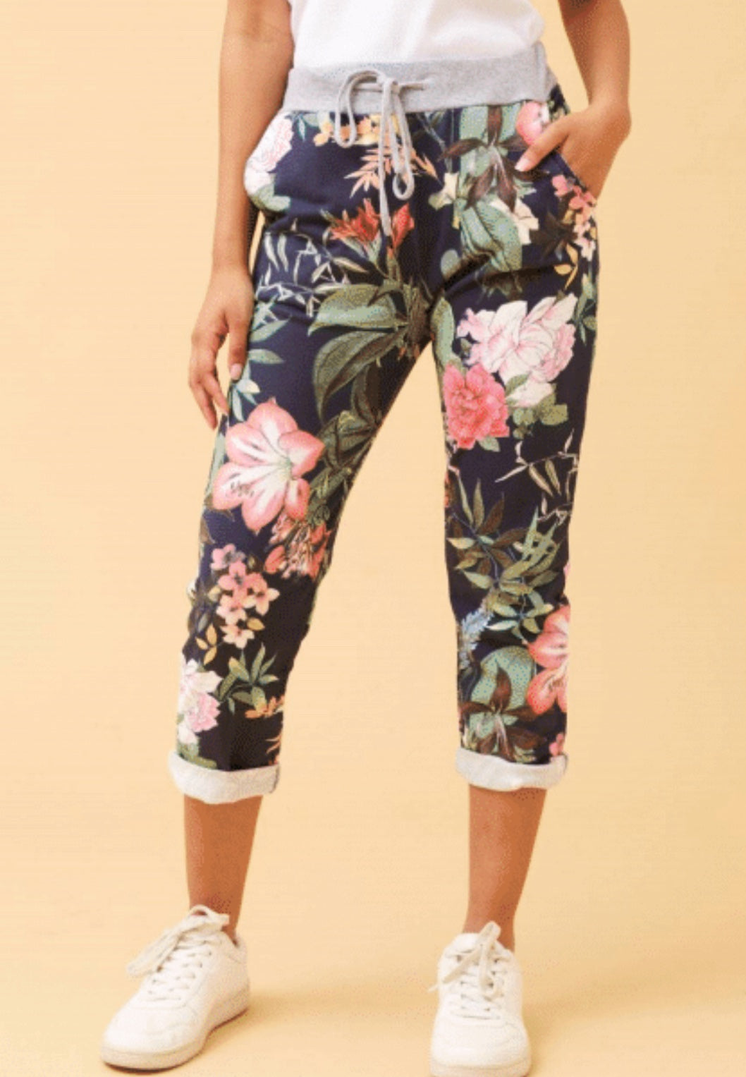 Bottega Moda Floral print pants P516401