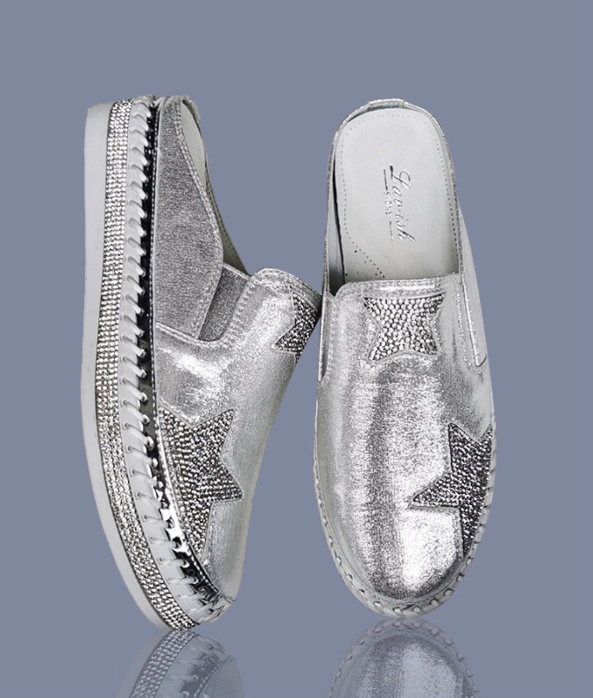 Lavish LVSLD Star Bling Slides