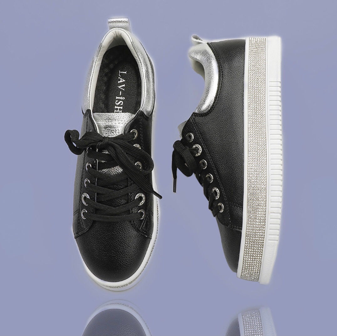 Lavish LVSNKLUX Luxury Crystal Sneakers