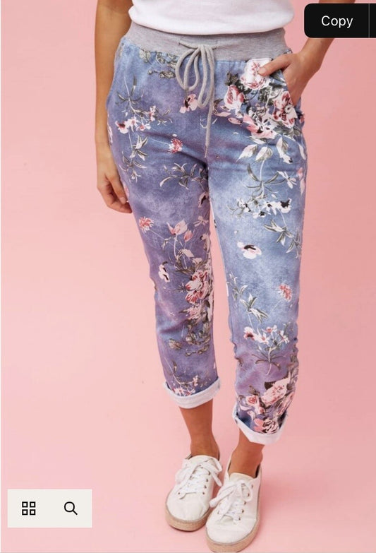 Bottega Moda floral pants P510811