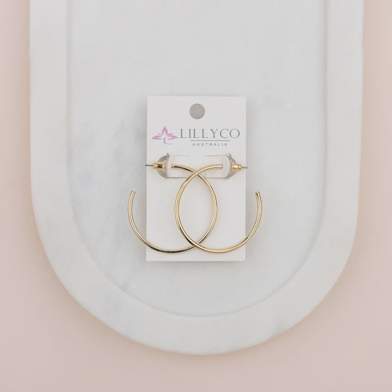 LillyCo Thin Hoop Earrings 339