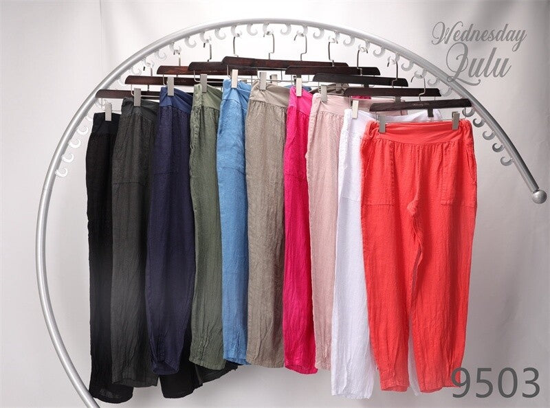 Wednesday Lulu linen pants 9503