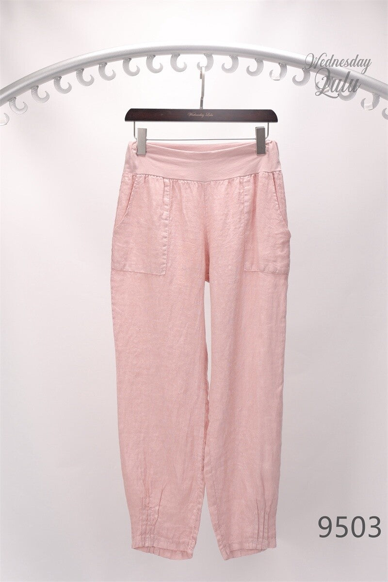 Wednesday Lulu linen pants 9503