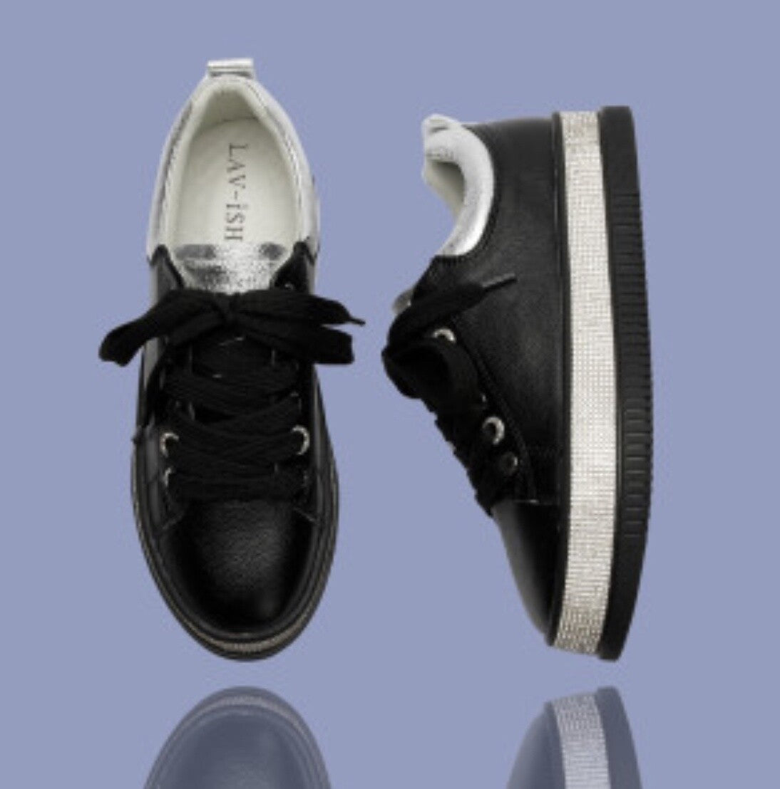 Lavish LVSNKLUX Luxury Crystal Sneakers