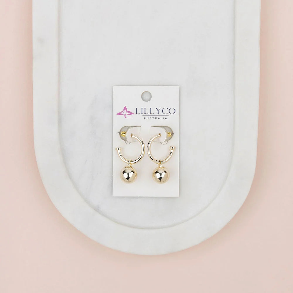 LillyCo Ball Earrings SC112E