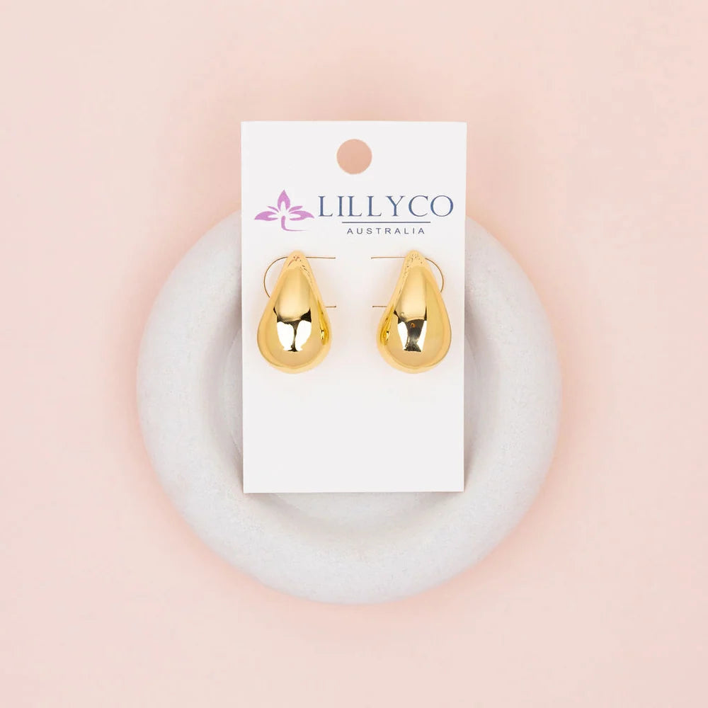 Lilly Co Solid Tear Earrings 380ER