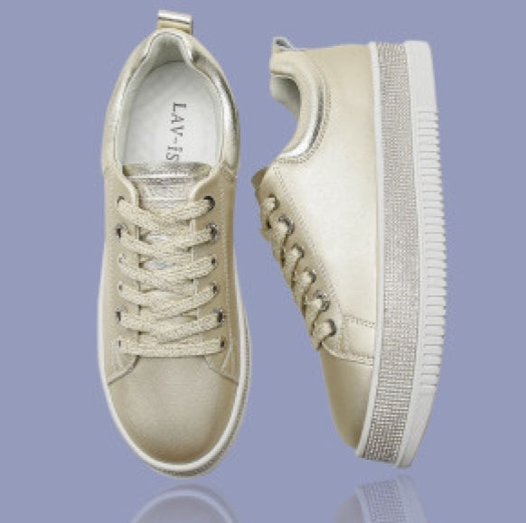 Lavish LVSNKLUX Luxury Crystal Sneakers