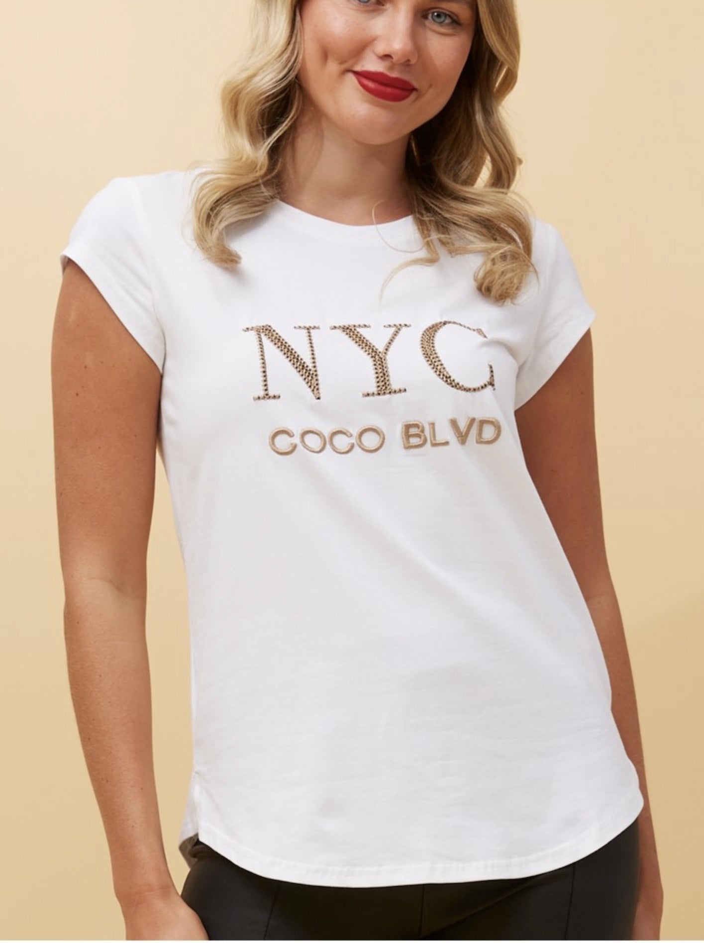 Caroline Morgan NYC tee t515769