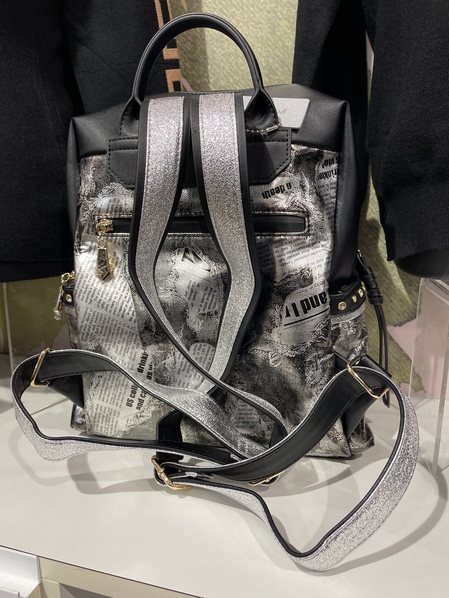 Lavish Newspaper Backpack LVNEWSBP