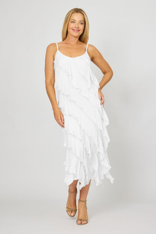 La Strada Ruffled Bias Dress LSD25-100