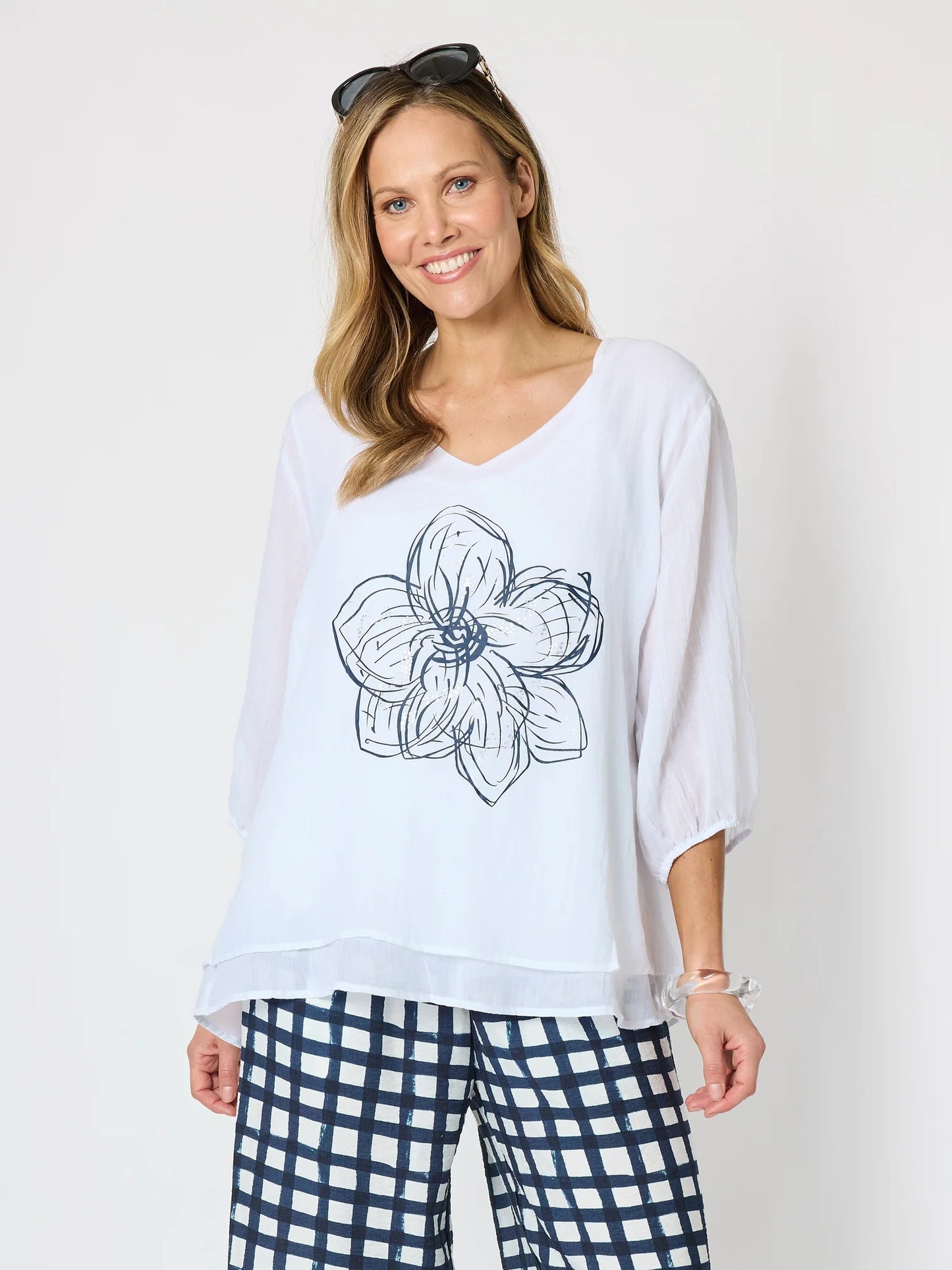 Clarity Camellia Top 50097