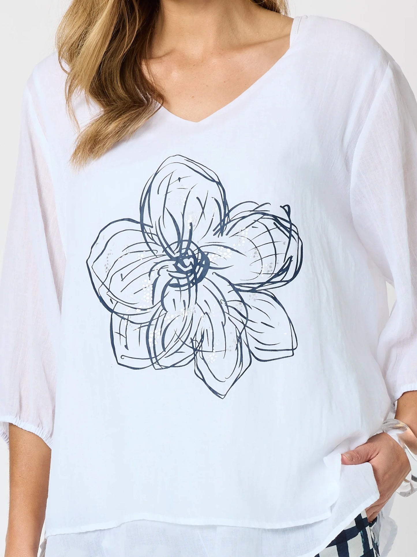 Clarity Camellia Top 50097