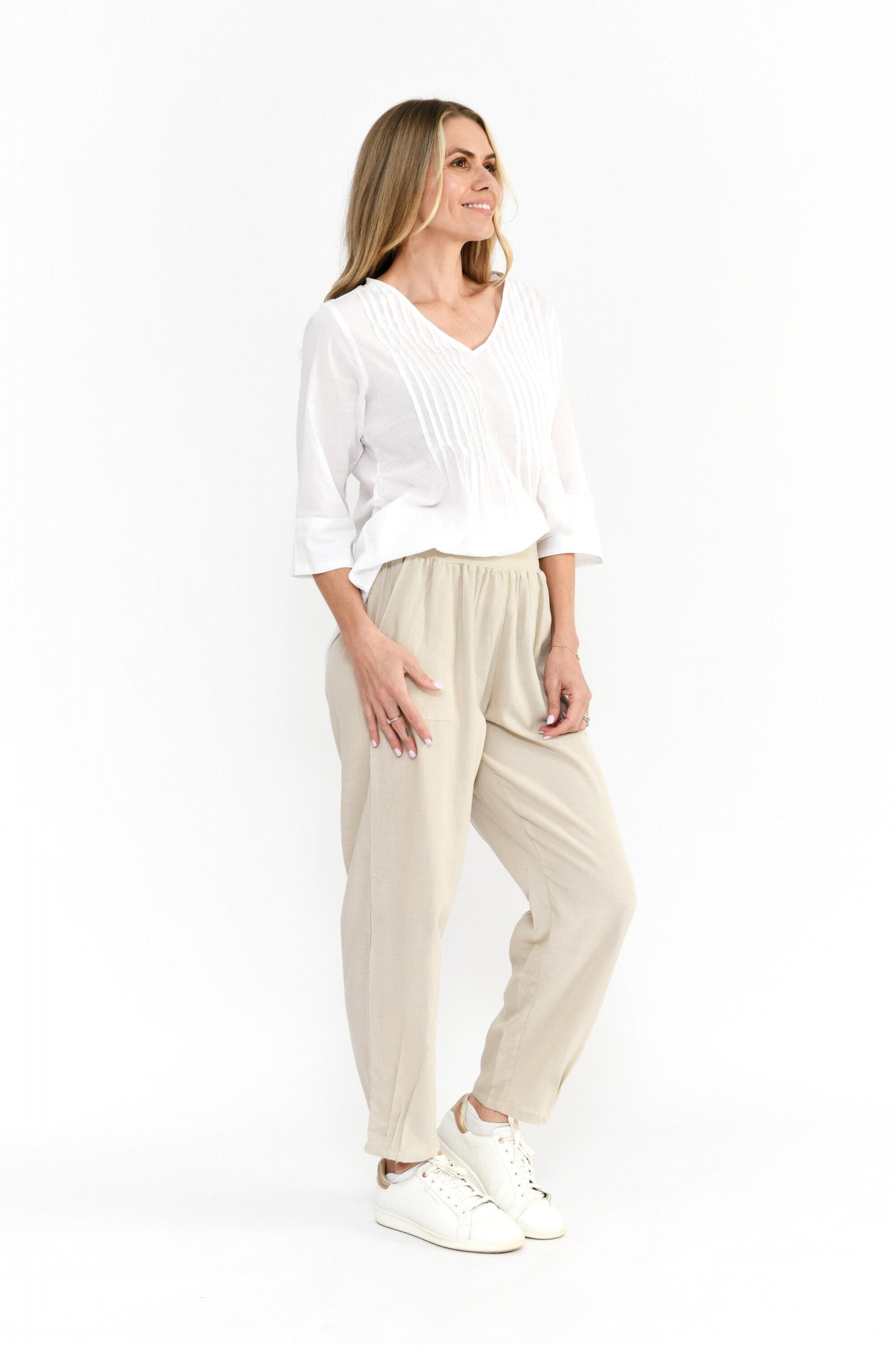 One Summer Pippa Linen Pants DW132J