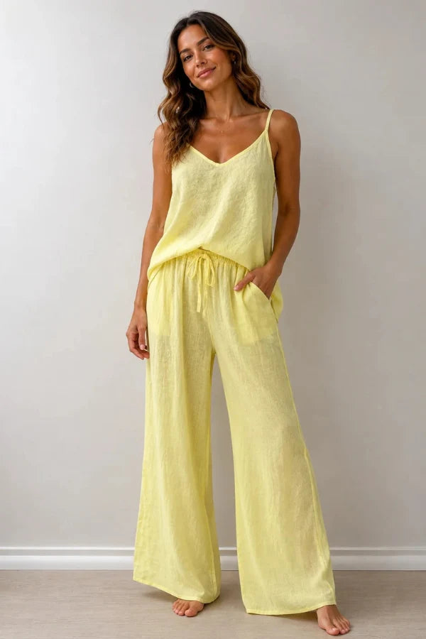 La Sofia Ravello Linen Pant VLSP119
