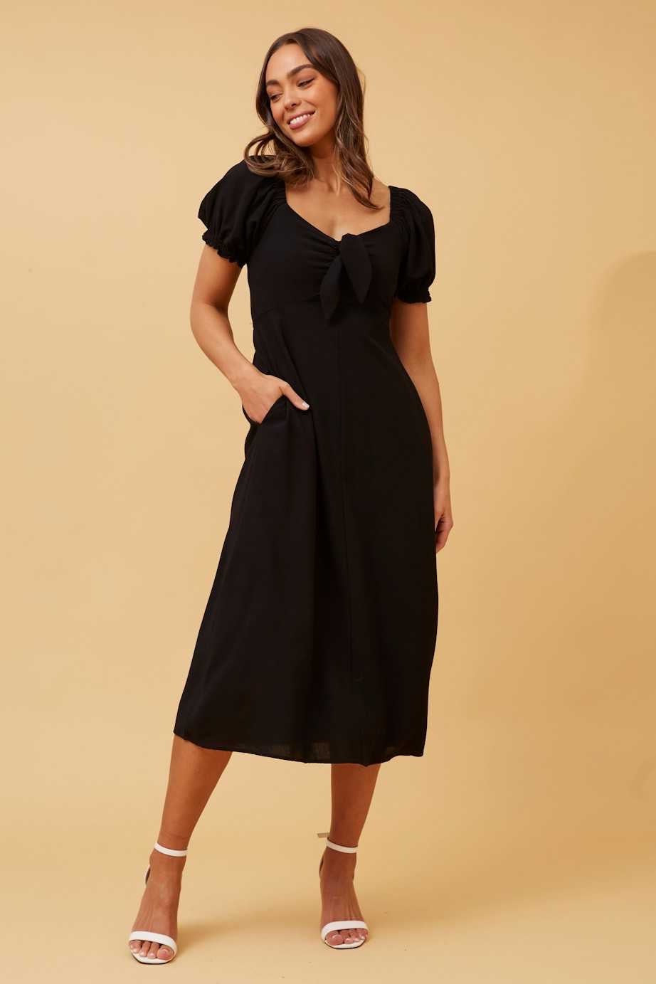 Caroline Morgan short sleeve dress D512961