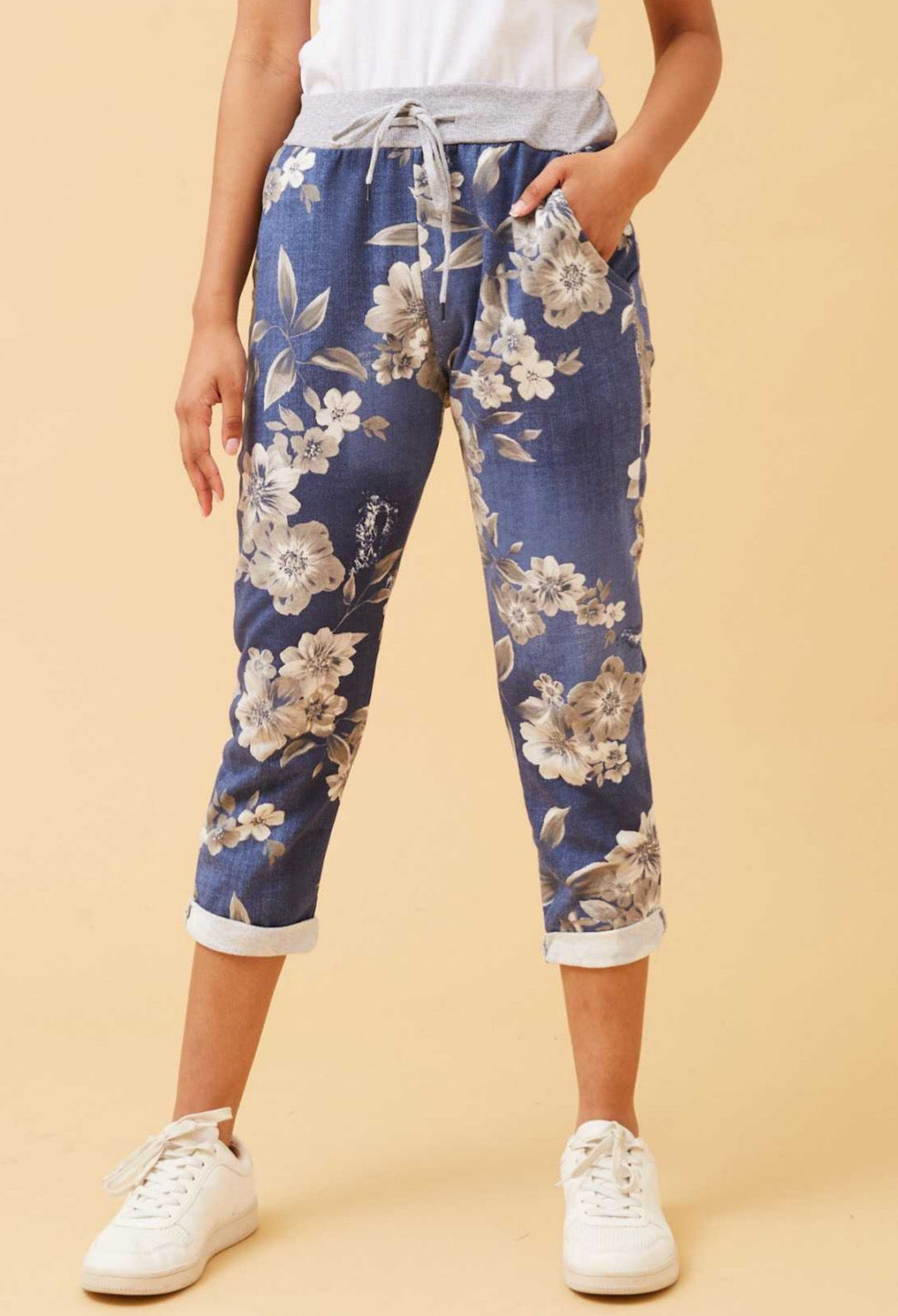 Bottega Moda Printed Jogger Pant P516405