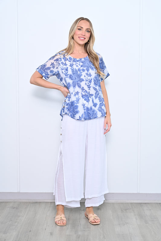 La Mode Floral Top LA2401