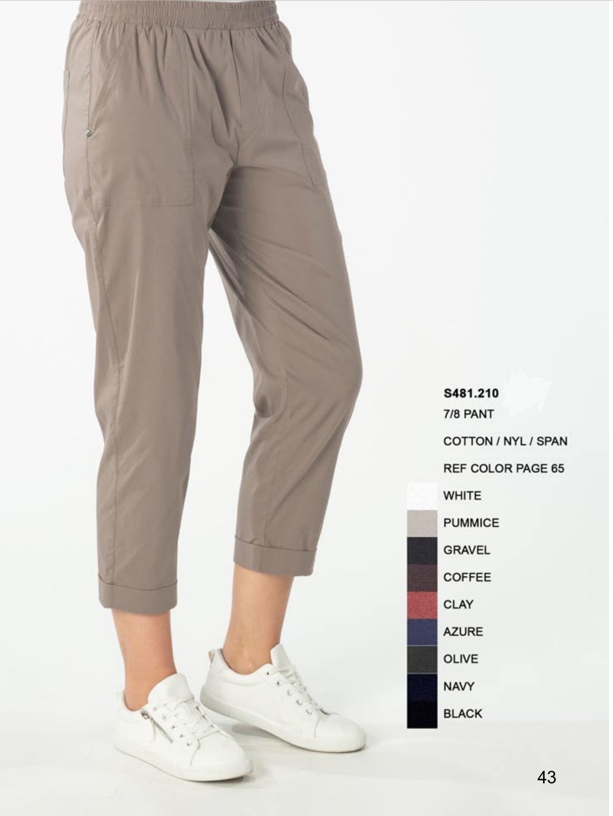 Maglia 7/8 Pant Cotton Pant S481