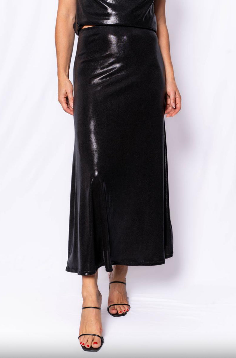 Italian Closet Fontayne Metallic Skirt 6512