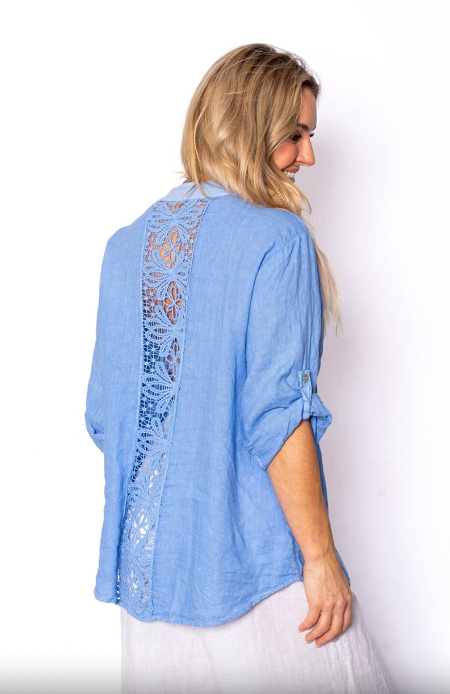 Italian Closet Alara Lace Detail Top