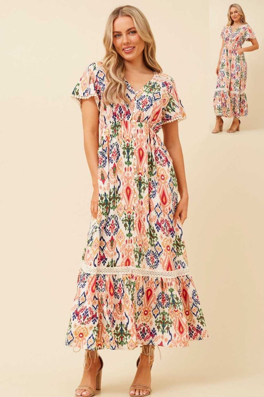 Caroline Morgan Maxi Dress D733189