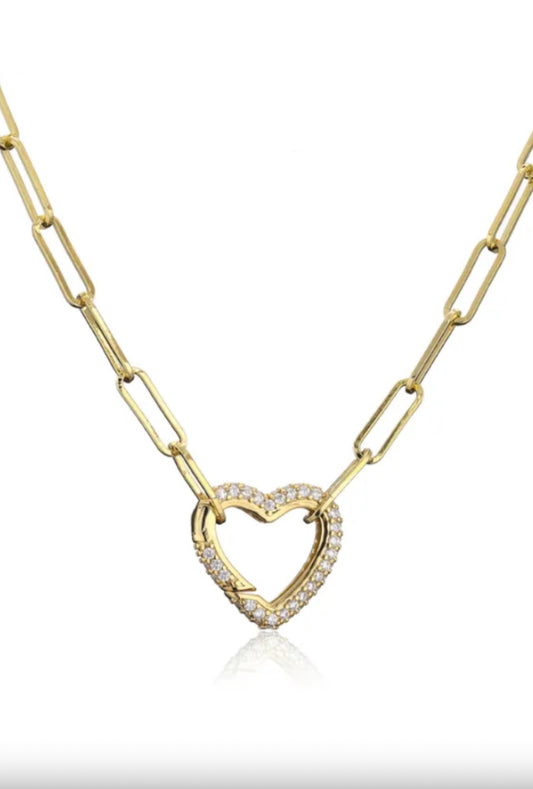 Italian Closet Micro Heart Necklace C42497