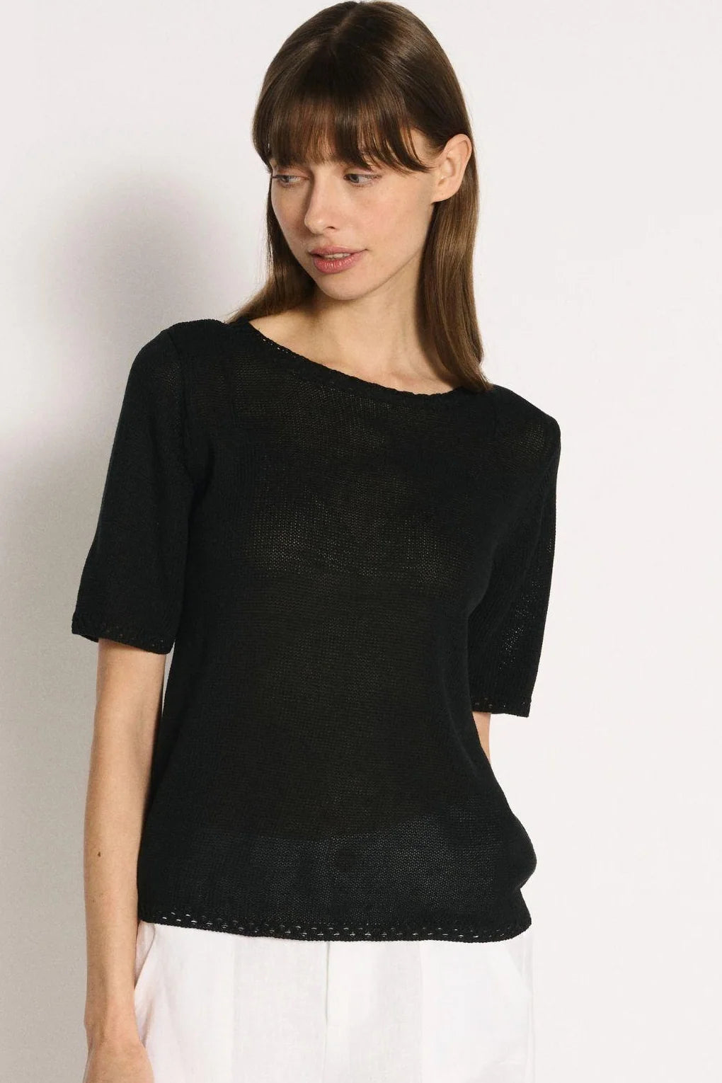 Little Lies Olivia Trim Tee K26081204