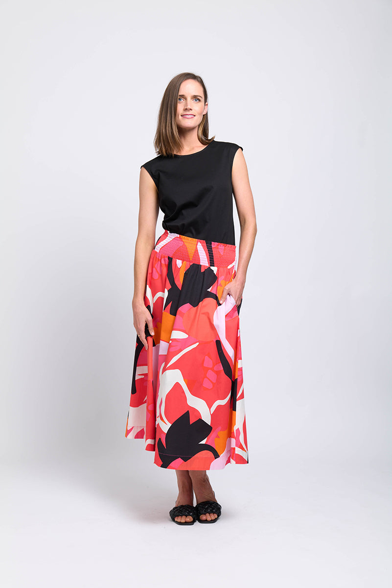 Foil Skirted Ahead Skirt - FO7916