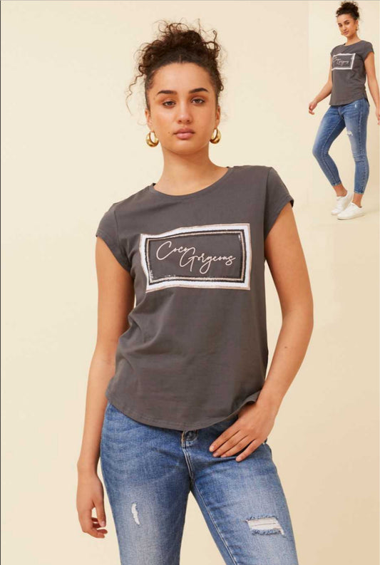 Caroline Morgan COCO Tee T516558