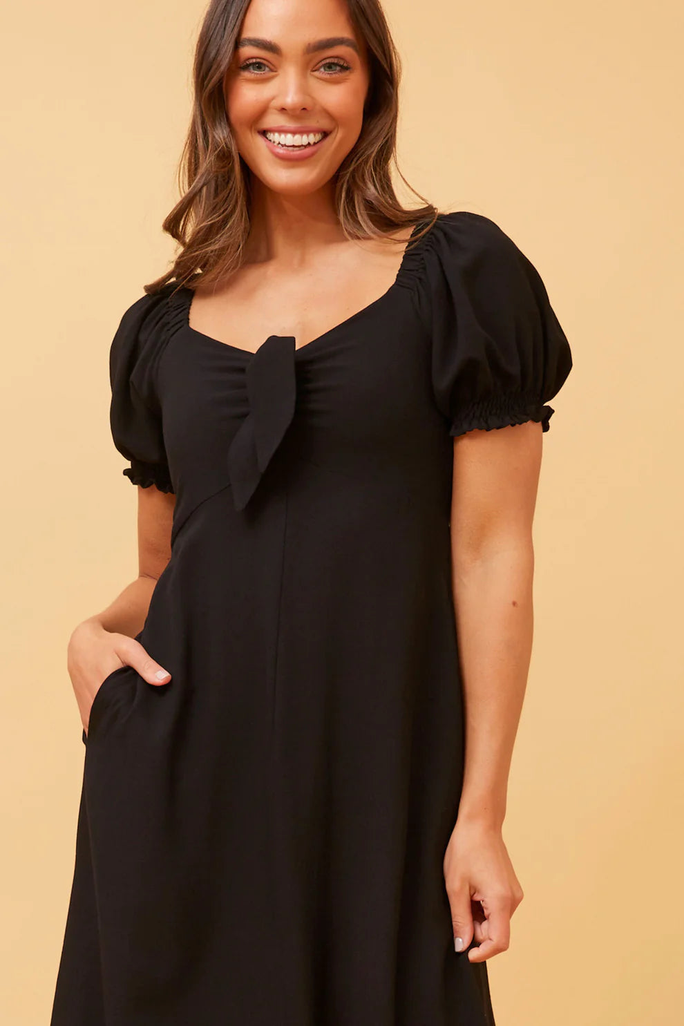 Caroline Morgan short sleeve dress D512961