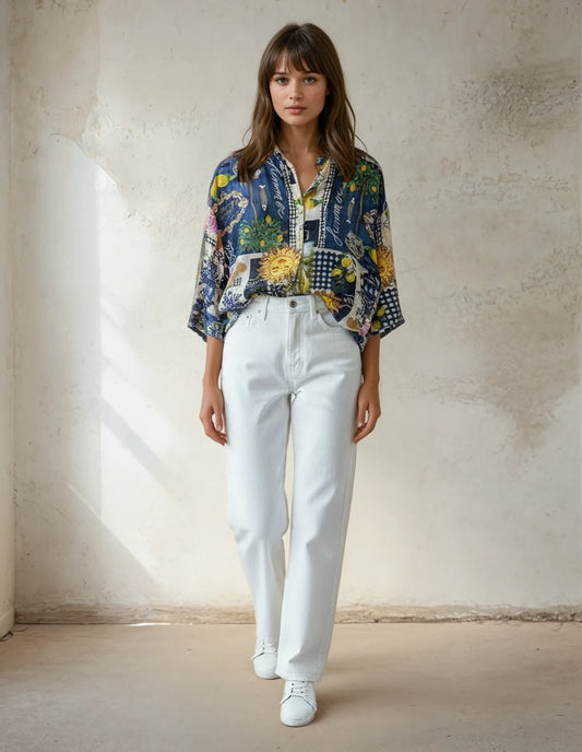 Amici Paradiso Silk Shirt AMSHMC168242