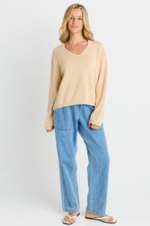 Betty Basics Ascot Sweater BB4133