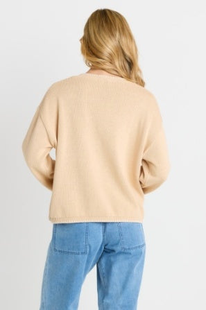 Betty Basics Ascot Sweater BB4133