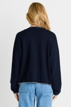 Betty Basics Ascot Sweater BB4133