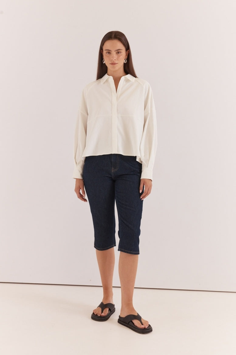 Sass Ashby Peplum Shirt SS20589
