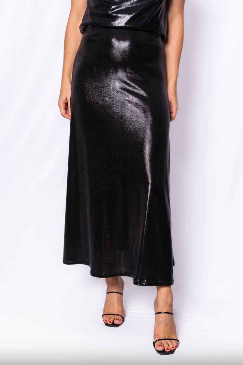 Italian Closet Fontayne Metallic Skirt 6512