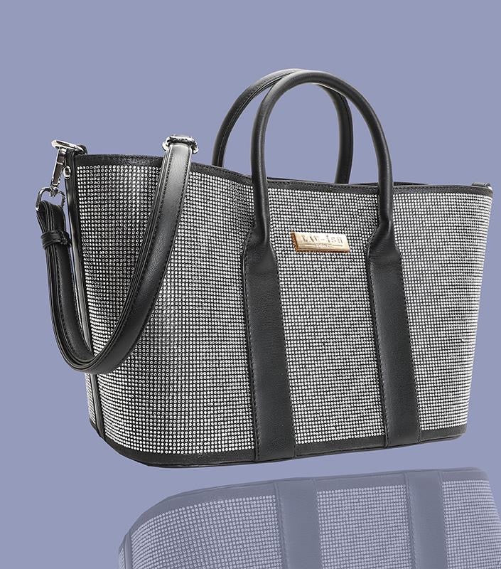 Lavish Solid Bling Tote LVSHC02