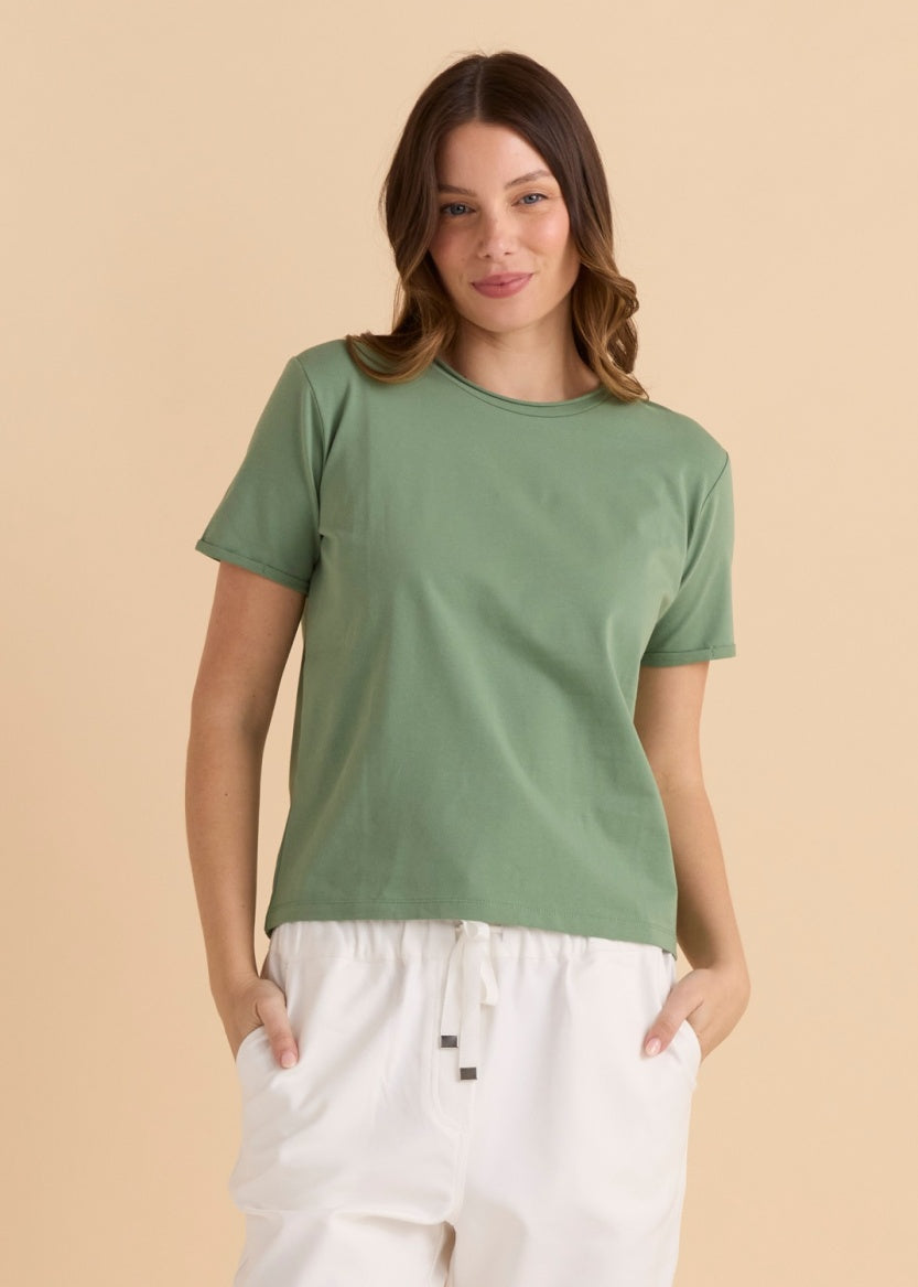Betty Bassics Cotton Slim Fit Tee - BB2088