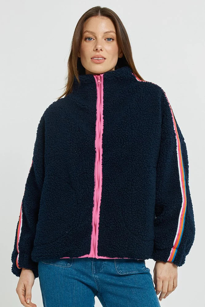 Betty Basics Aubrey Fleece Jacket BB6113