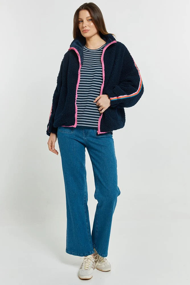 Betty Basics Aubrey Fleece Jacket BB6113