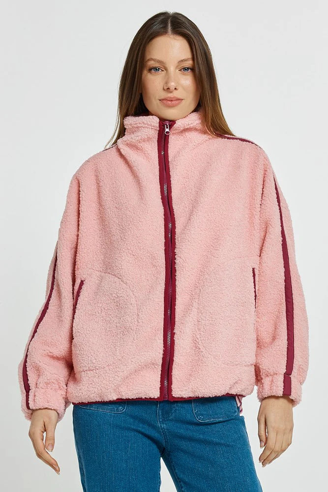 Betty Basics Aubrey Fleece Jacket BB6113