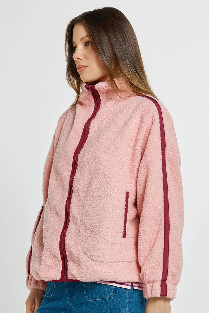 Betty Basics Aubrey Fleece Jacket BB6113