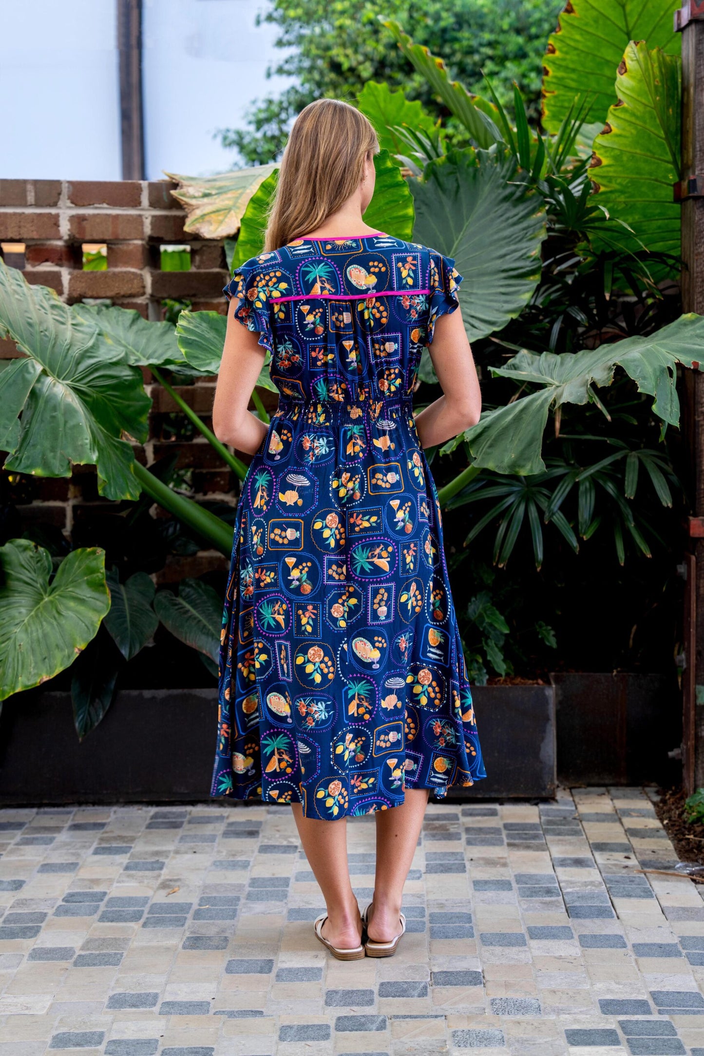 Boho Lance Midi Dress C25179413