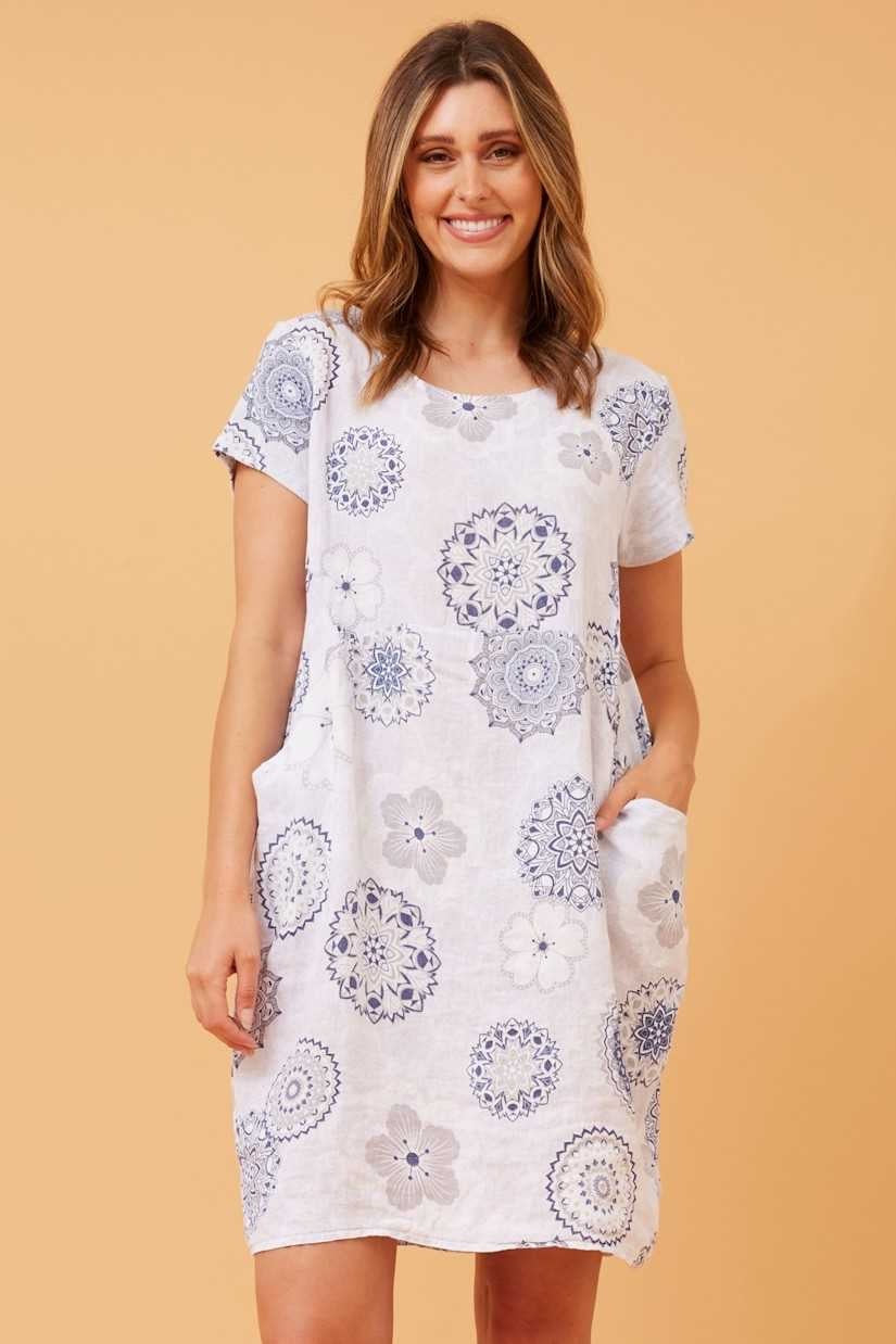 Bottega Moda Linen Dress D518782