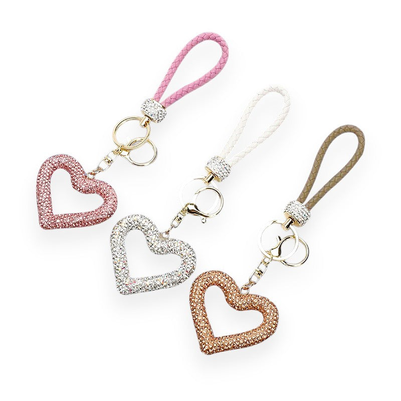 Lavish Bling Heart Keyrings CJHTKR