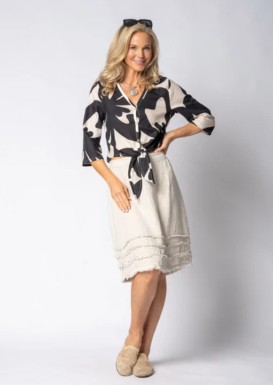 Imagine Aven Linen Skirt 6IM80172