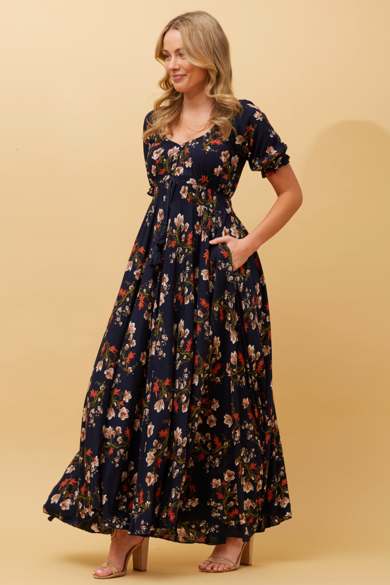 Caroline Morgan Maxi Dress D509215