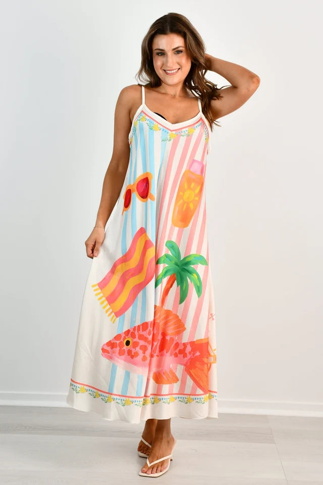 La Sofia Sierna Slip Dress VLSD160