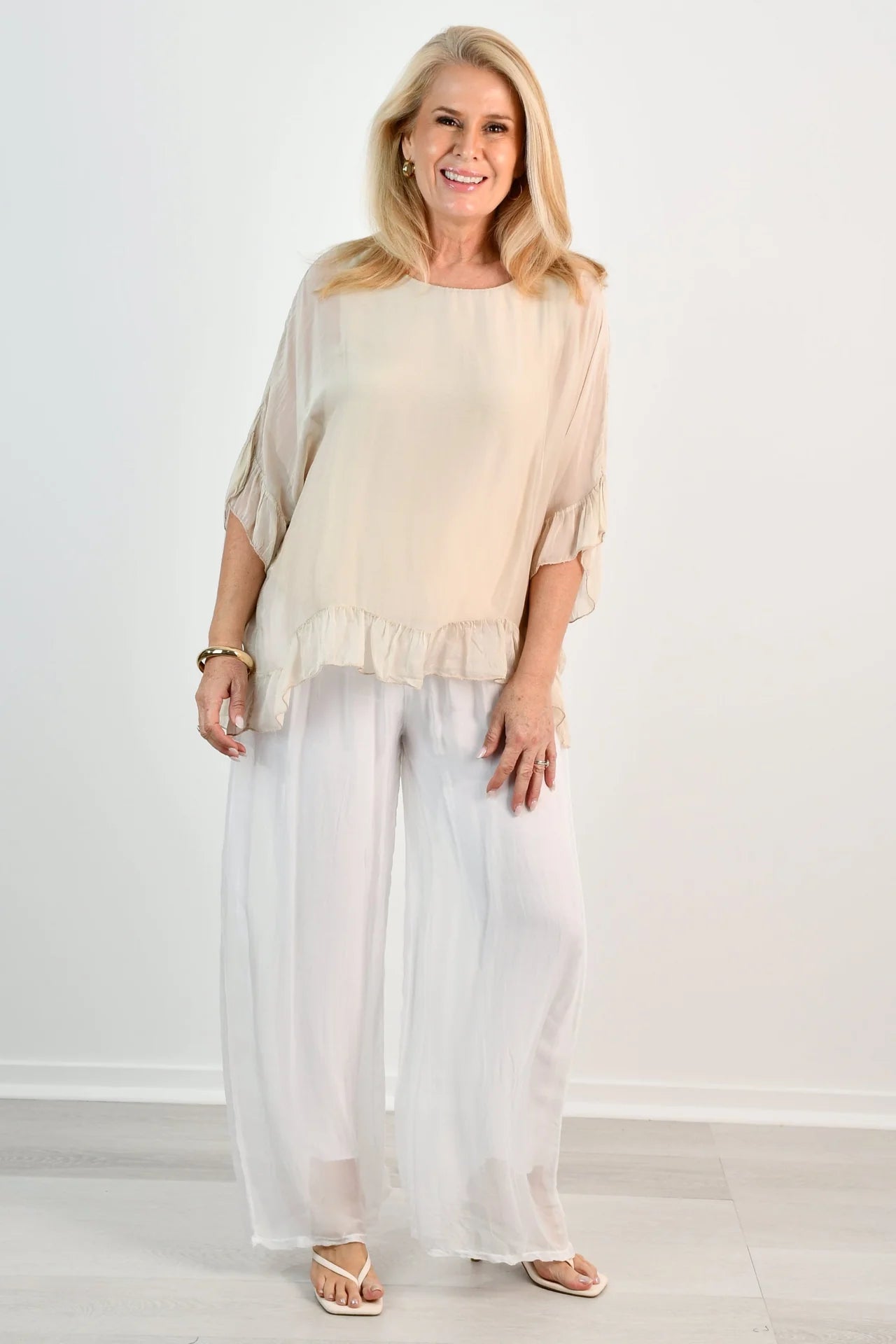 La Sofia Pisa Silk Pant VLSP110