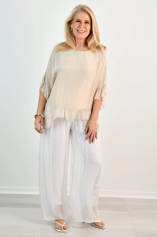 La Sofia Pisa Silk Pant VLSP110